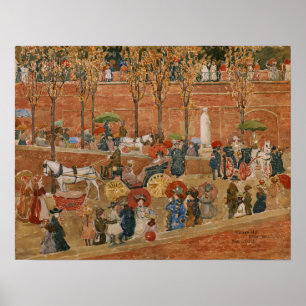 Póster Prendergast - Colina Pinciana Roma