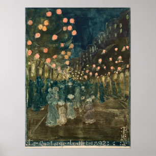 Póster Prendergast - Día de la Bastilla