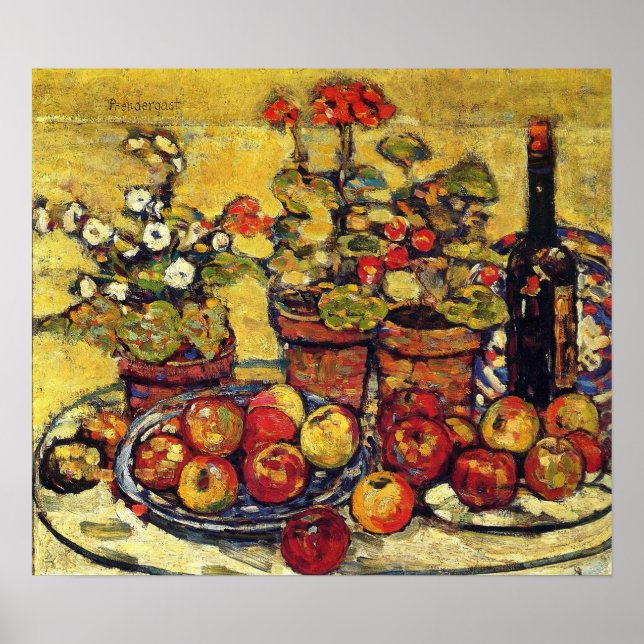Póster Prendergast - Frutas Y Flores 1913 (Frente)