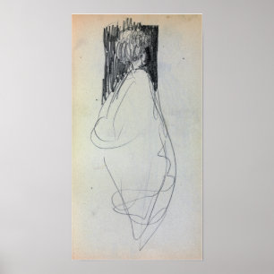 Póster Prendergast - Mujer de pie