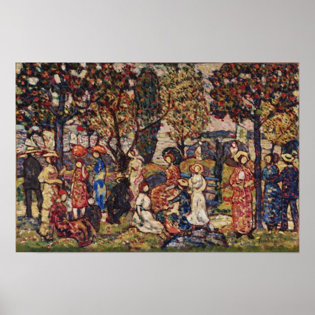 Póster Prendergast - otoño (Frente)