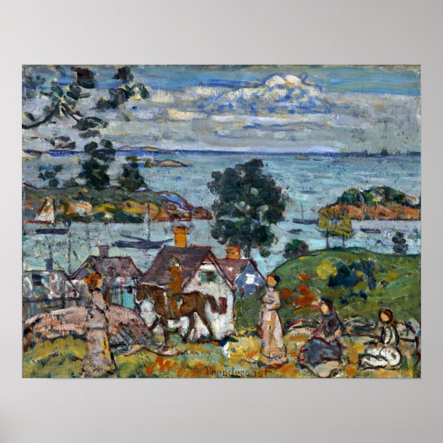 Póster Prendergast - Puerto de Gloucester (Frente)