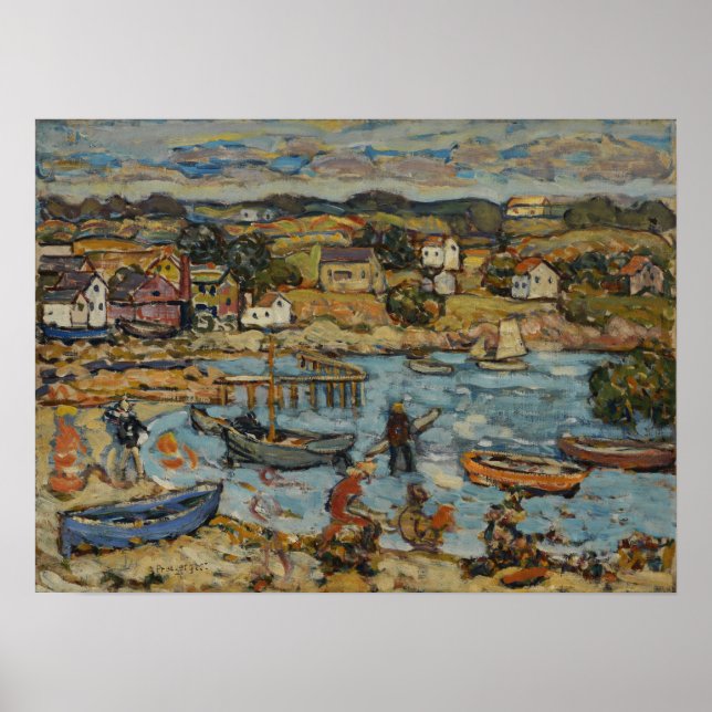 Póster Prendergast - Puerto de Marblehead (Frente)