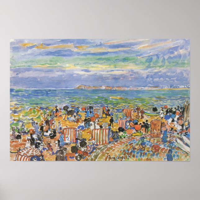 Póster Prendergast - St. Malo 1907 (Frente)