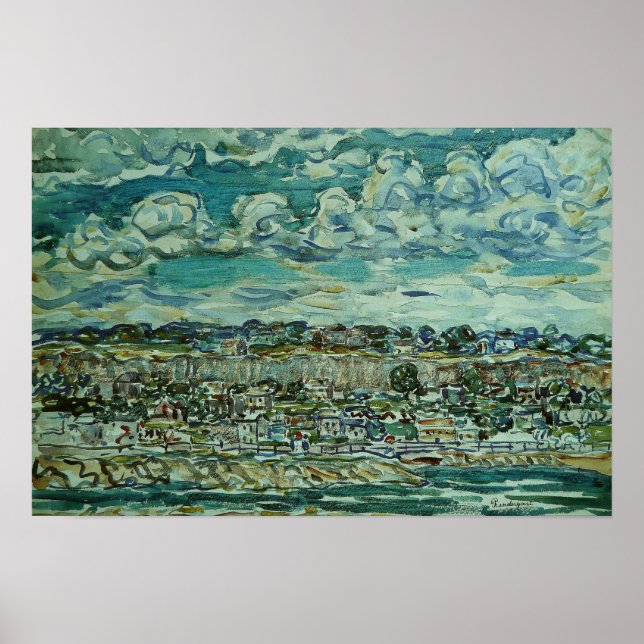 Póster Prendergast - St. Malo 1907 (Frente)
