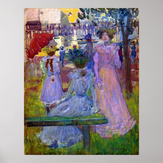 Póster Prendergast - verano de tarde (Frente)