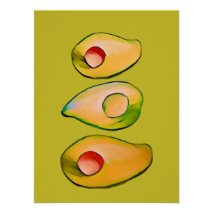 Póster Prensa aguacate - Arte de cocina