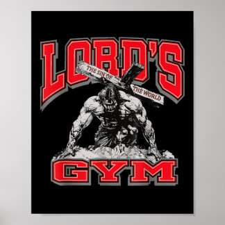Póster Prensa De Banco Del Gimnasio De Los Señores El Pec