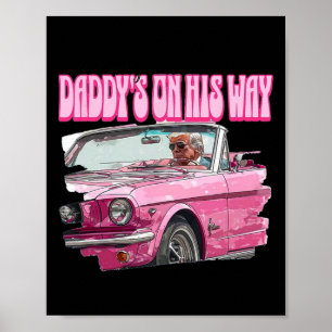 Póster Preocupantes Daddys en su camino Trump 1