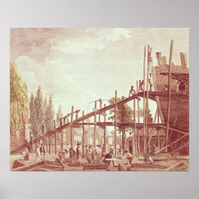 Póster Preparación para la guerra para defender el comerc (Frente)