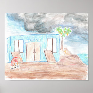 Póster Preparación para tormentas