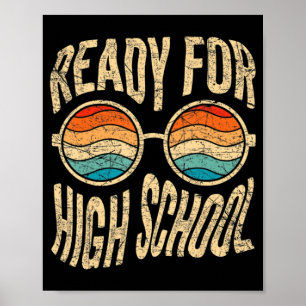 Póster Preparado Para Volver A La Escuela Secundaria Fres