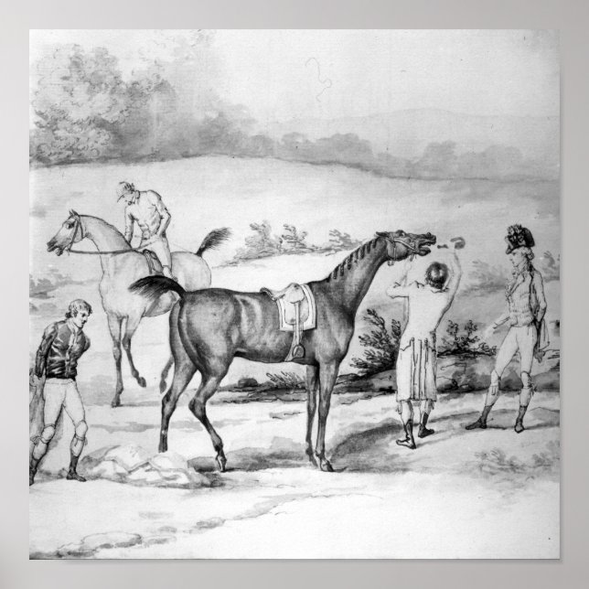 Póster Preparándose para una carrera (Frente)