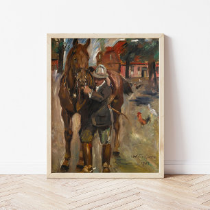 Póster Prepararse para un viaje Lovis Corinth