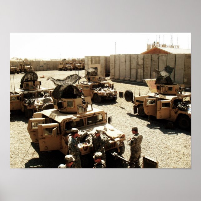 Póster Preparativos de la misión del pelotón de Scout (Frente)