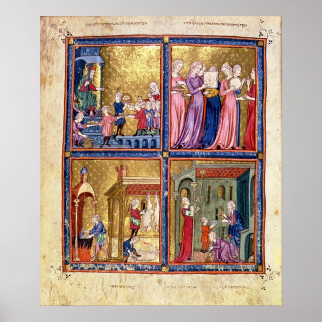 Póster Preparativos para la Pascua (Frente)