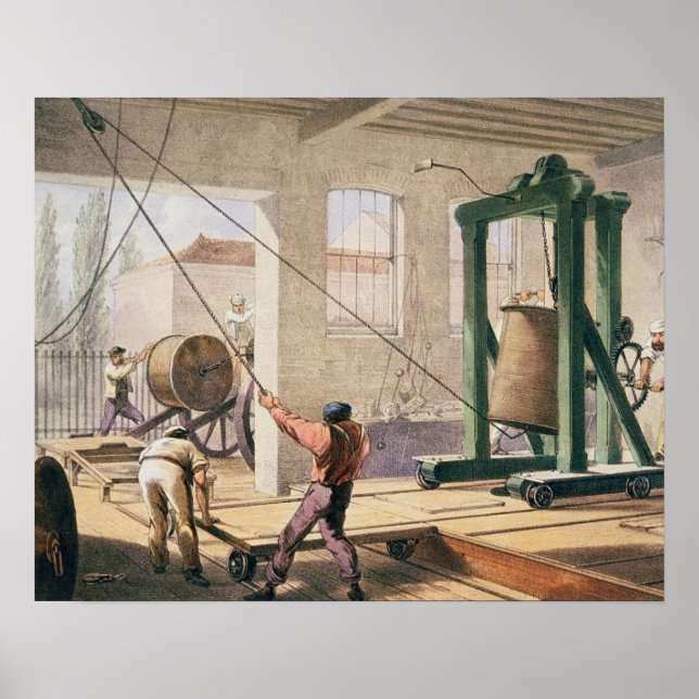 Póster Preparing the Cable, from 'The Atlantic Telegraph' (Frente)