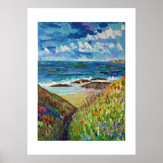 Póster Près de l'ocean en bretagne (Frente)