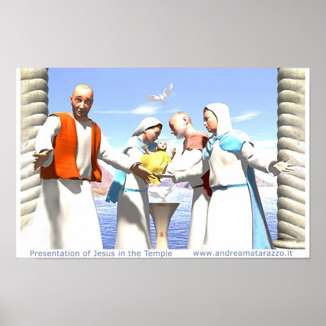 Póster Presentación de Jesús en el Templo (Frente)