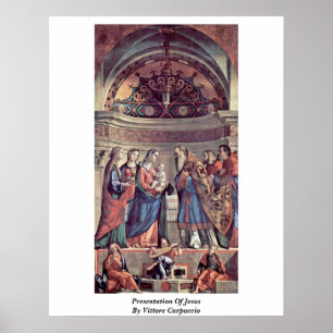 Póster Presentación De Jesús Por Vittore Carpaccio