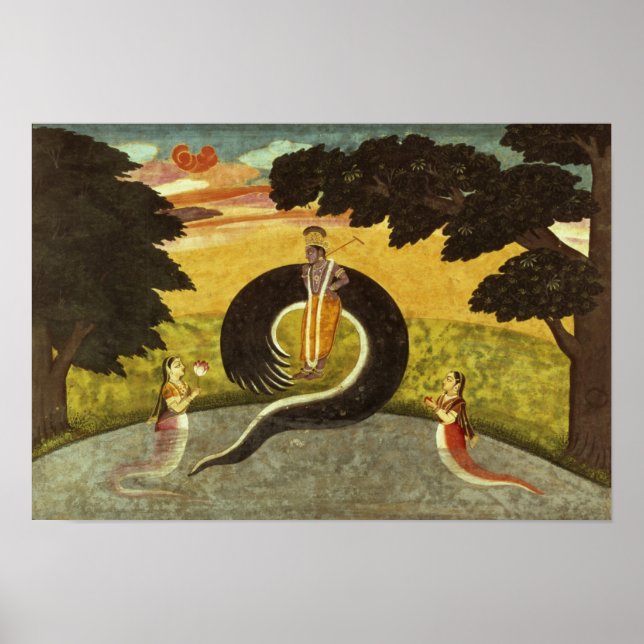 Póster Presentación de Kaliya, Basohli, Pahari (Frente)