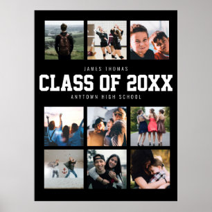 Póster Presentación de la foto del partido de graduación
