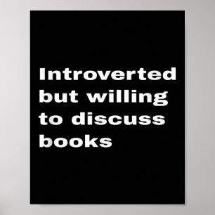 Póster Presentado, Pero Dispuesto A Discutir Libros, Love