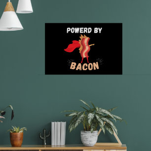 Póster Presentado Por Bacon Funny Bacon Gift
