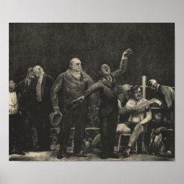 Póster Presentamos a John L. Sullivan - George Bellows