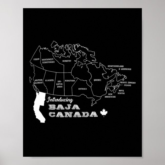 Póster Presentamos el gráfico de humor en sarcasmo de Baj (Frente)