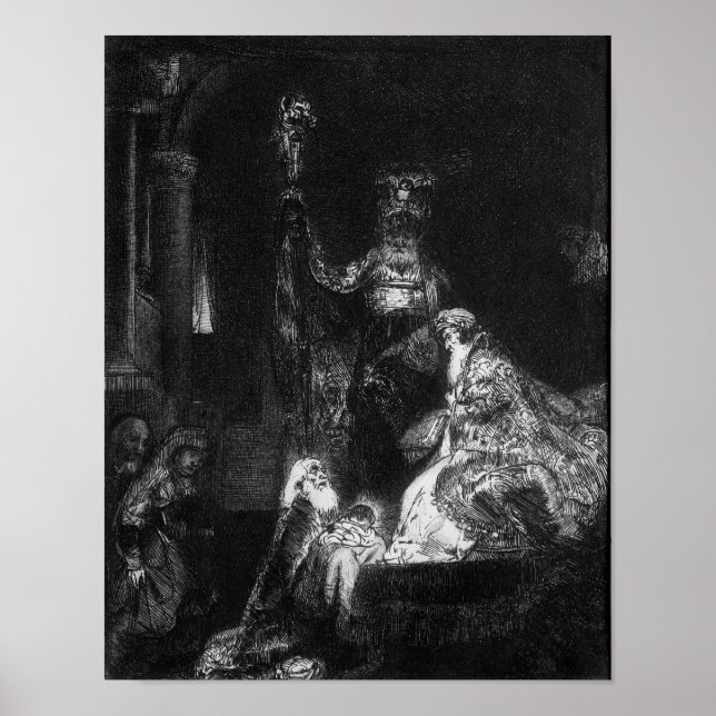 Póster Presentation in the Temple, 1654 (Frente)