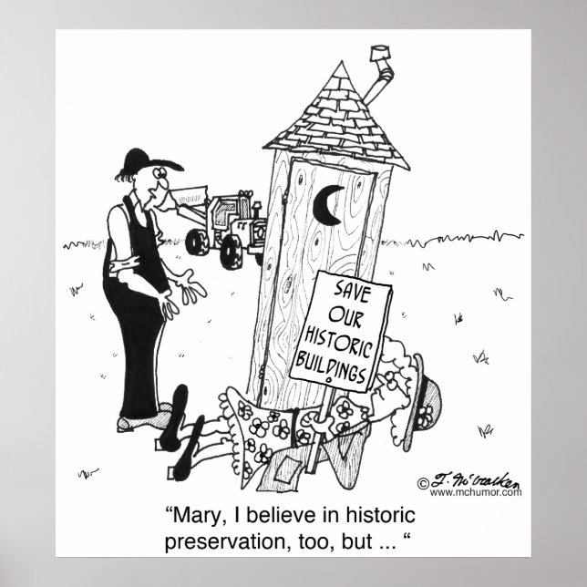 Póster ¿Preservación histórica de Outhouses? (Frente)