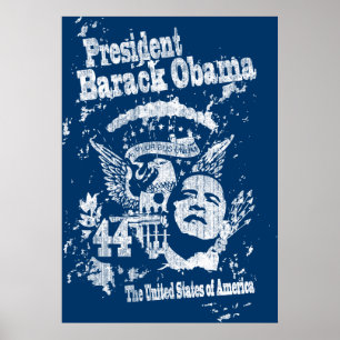 Póster President 44 Vintage Poster