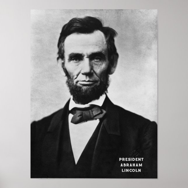 Póster President Abraham Lincoln USA  (Frente)