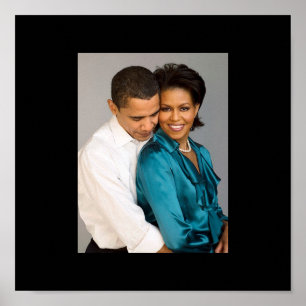 PÓSTER PRESIDENT BARACK & MICHELLE OBAMA