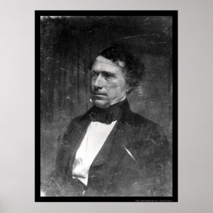 Póster President Franklin Pierce Daguerreotype 1856