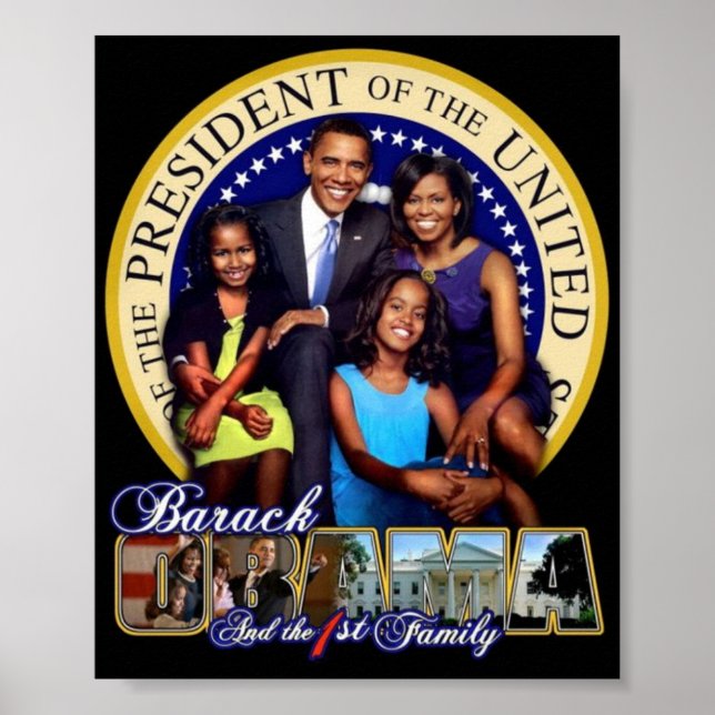 Póster President Obama Family Poster (Frente)