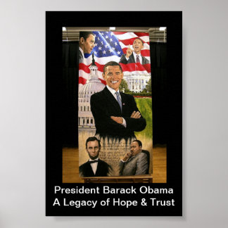 Póster President Obama Lagacy of Hope