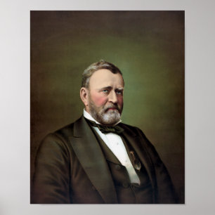 Póster President Ulysses Grant