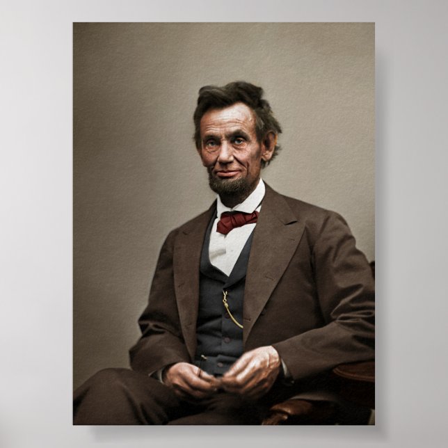 Póster Presidente Abraham Lincoln (Frente)
