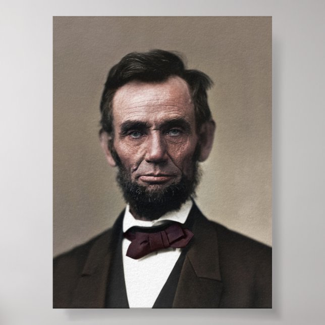 Póster Presidente Abraham Lincoln (Frente)
