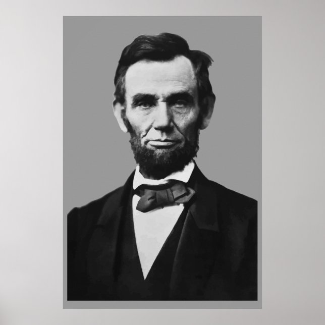 Póster Presidente Abraham Lincoln (Frente)
