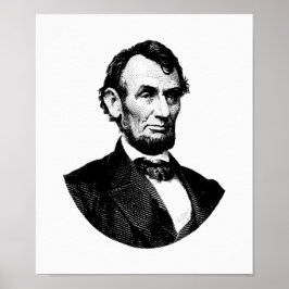 Póster Presidente Abraham Lincoln Graphic