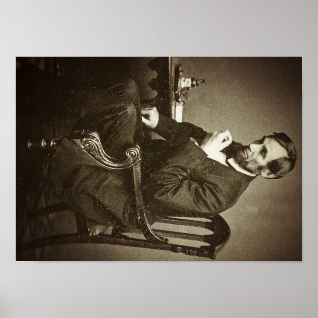 Póster Presidente Abraham Lincoln STEREOVIEW RARE VINTAGE (Frente)