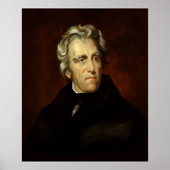 Póster Presidente Andrew Jackson (Frente)