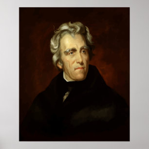 Póster Presidente Andrew Jackson