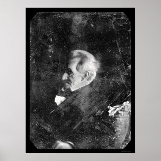Póster Presidente Andrew Jackson Daguerrotipo 1844