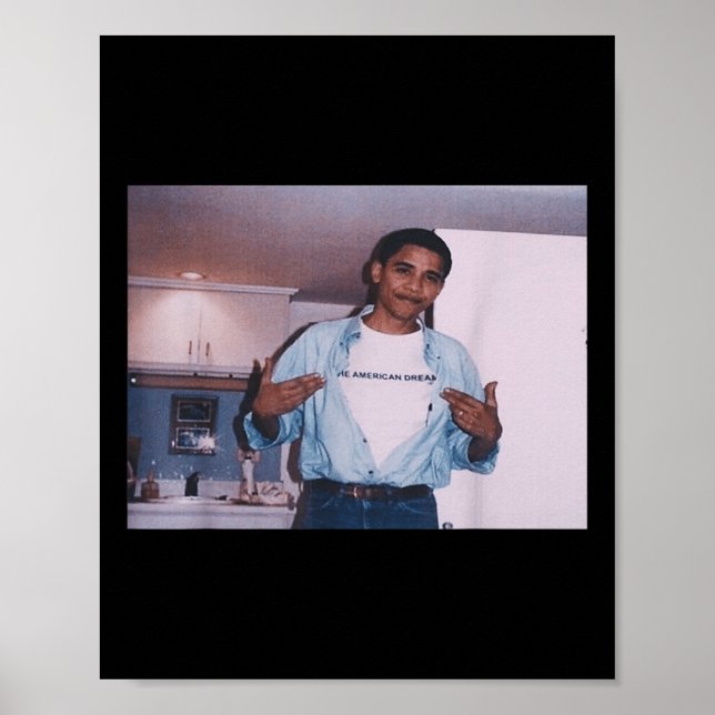 Póster Presidente Barack Hussein Obama (Frente)