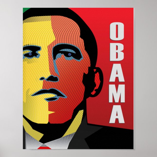 Póster Presidente Barack Obama (Frente)