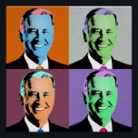 Póster Presidente Biden Pop Art (Naranja, gris, marrón)<br><div class="desc">El arte pop político y los regalos políticos de PolitiClothes.com y PolitiCardz.com Encuentran los regalos políticos y electorales más únicos, incluyendo: camisetas políticas, pegatinas para parachoques políticos, botones políticos, Posters políticos, pines políticos, tarjetas políticas, tazas políticas, Posters políticos, Rótulos políticos y más! Arte y arte político: http://www.PolitiClothes.com Cartas y regalos...</div>